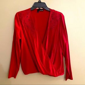 The Kooples 100% silk blouse Red